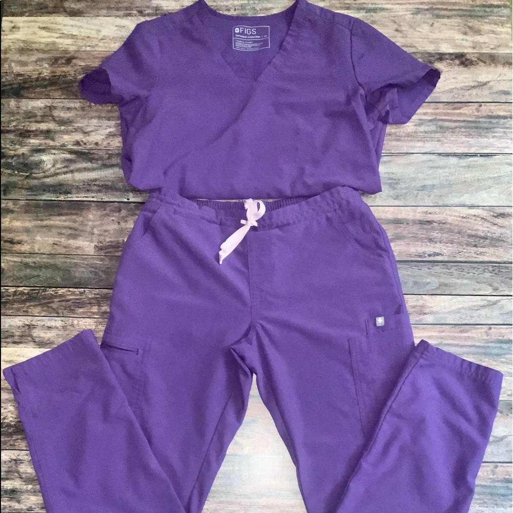 Figs Violet Scrub Set